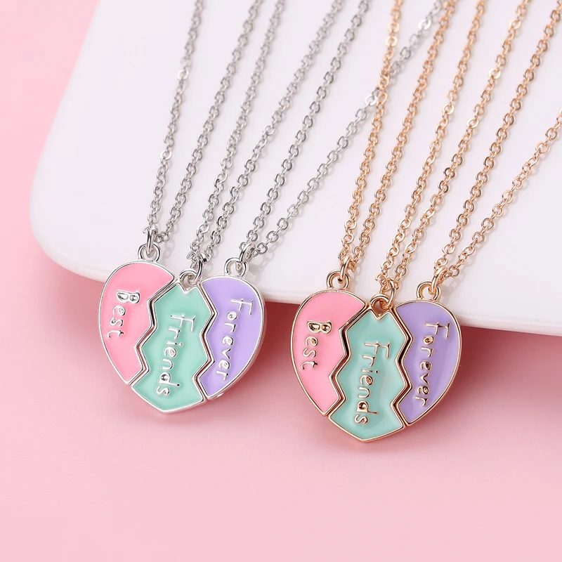 bff necklaces for 3