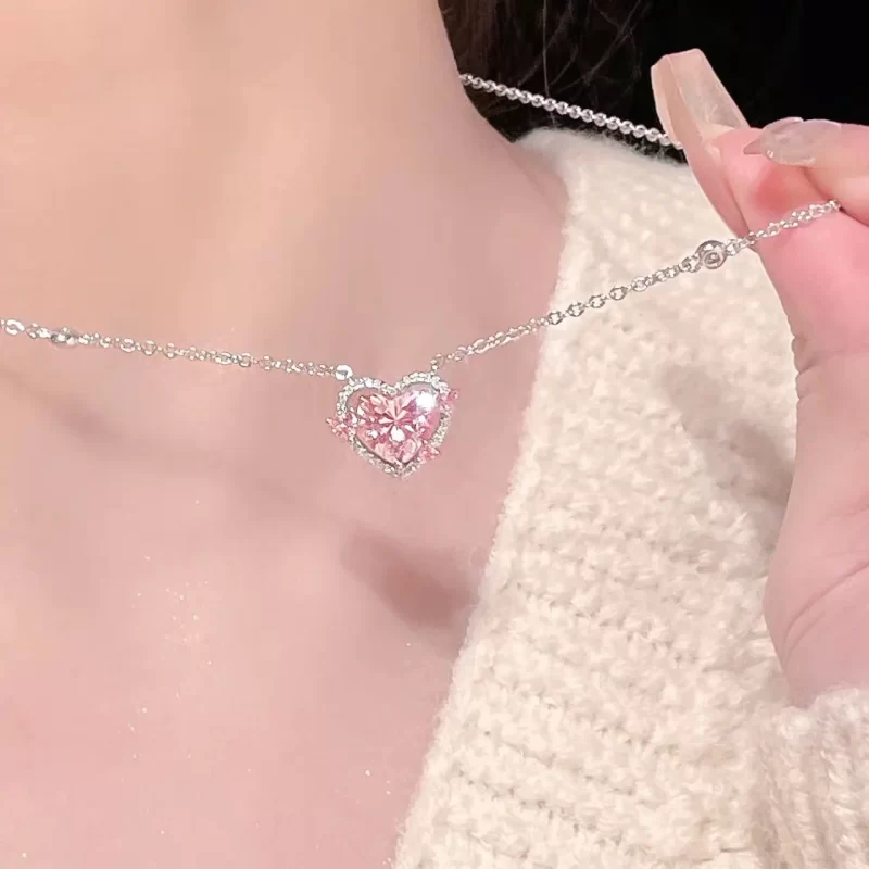 pink necklaces