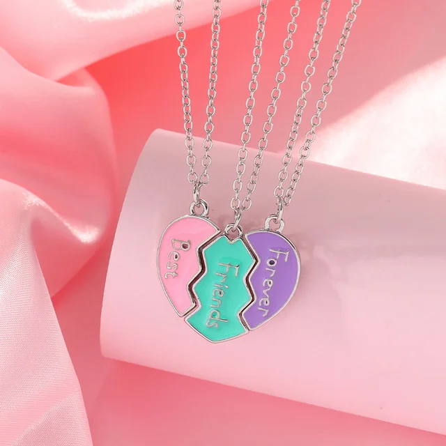 bff necklaces for 3