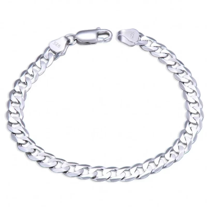 mens silver bracelets