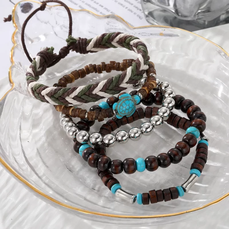mens beaded bracelets