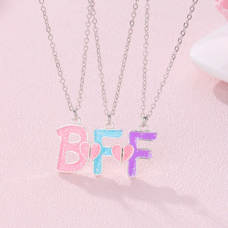 bff necklaces for 3