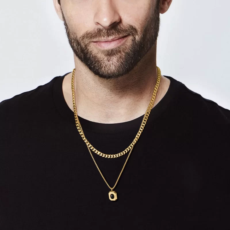 mens gold necklaces