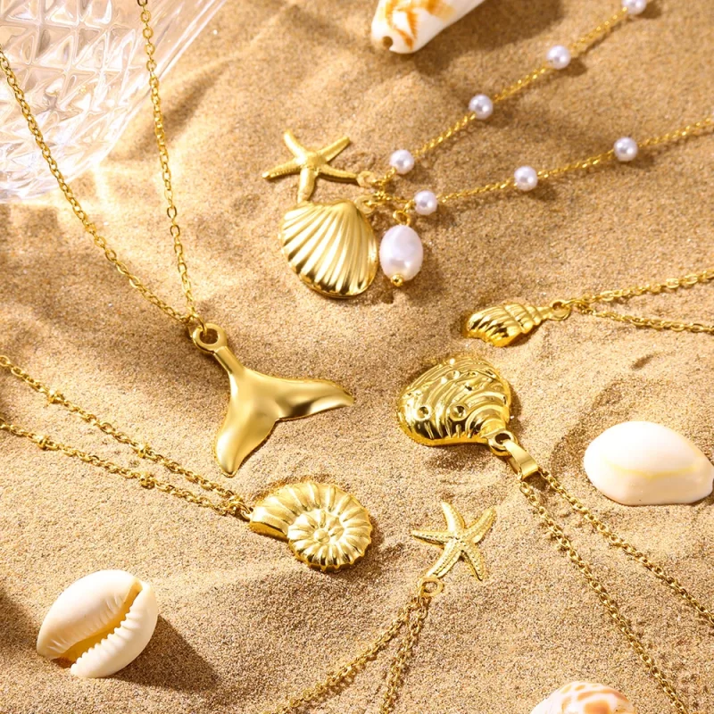 shell necklaces
