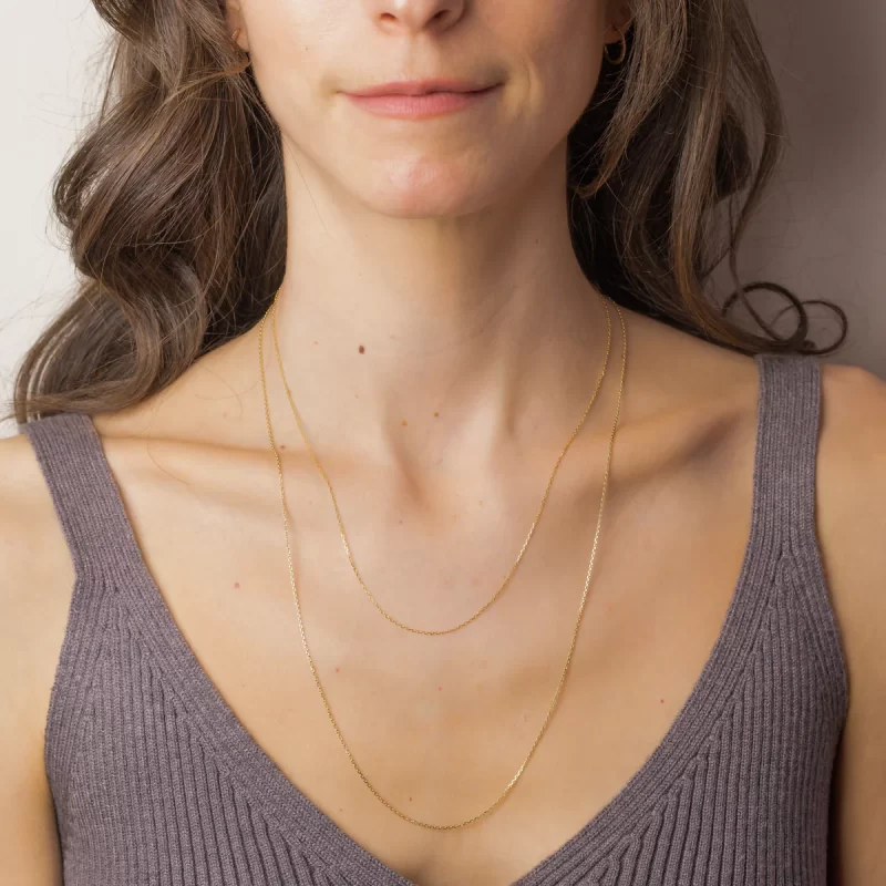 gold layering necklaces