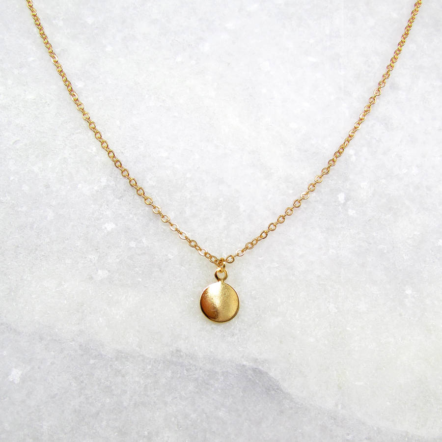 gold pendant necklaces