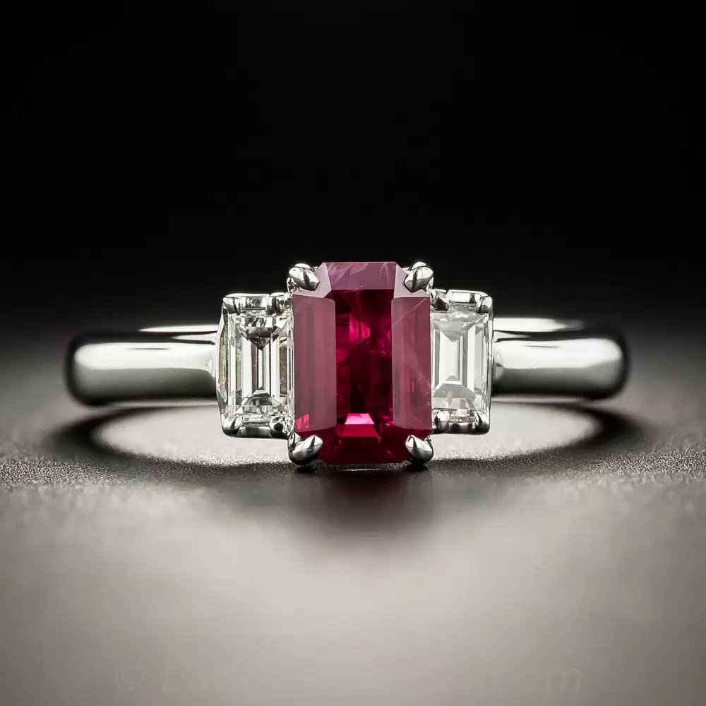vintage ruby engagement rings