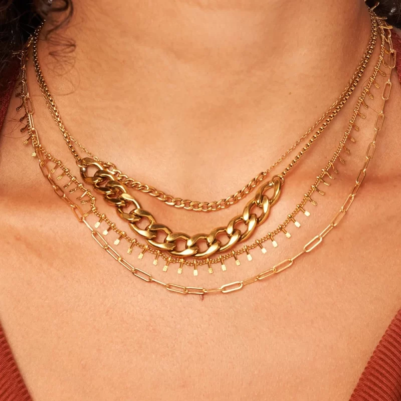 stack necklaces