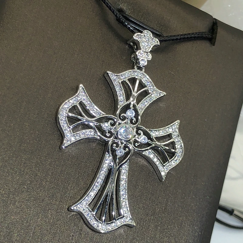 silver cross necklaces