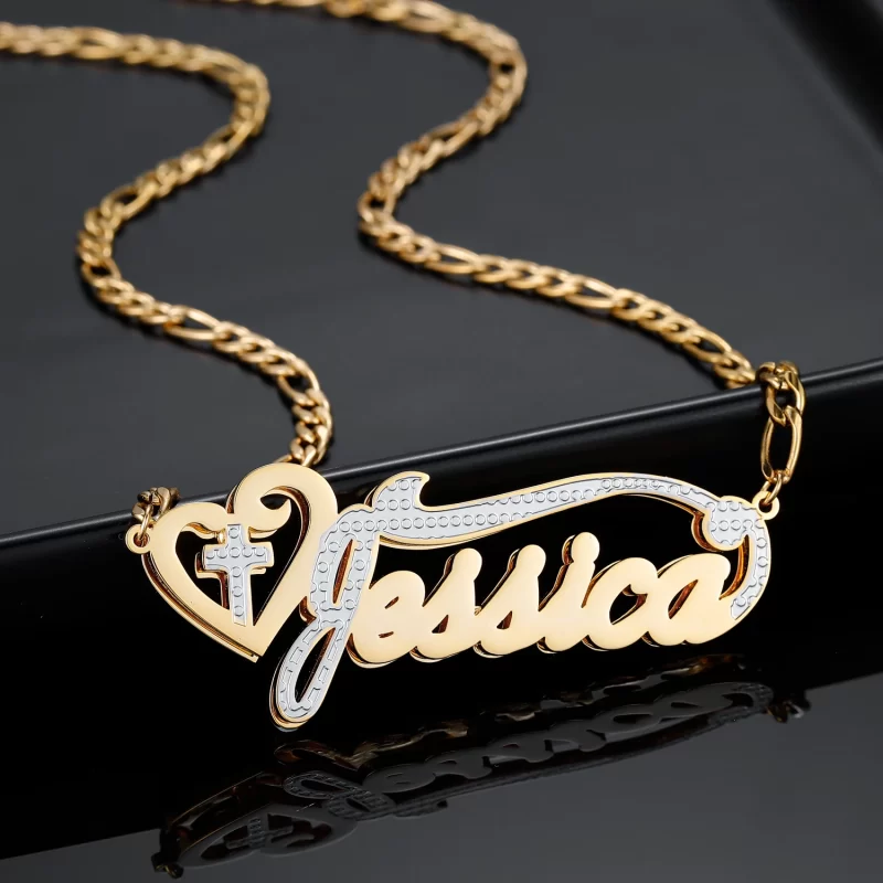 name necklaces gold