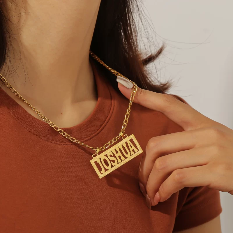 name necklaces gold