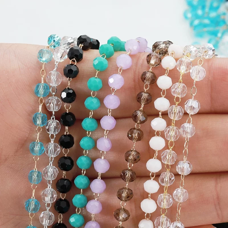glass bead necklaces