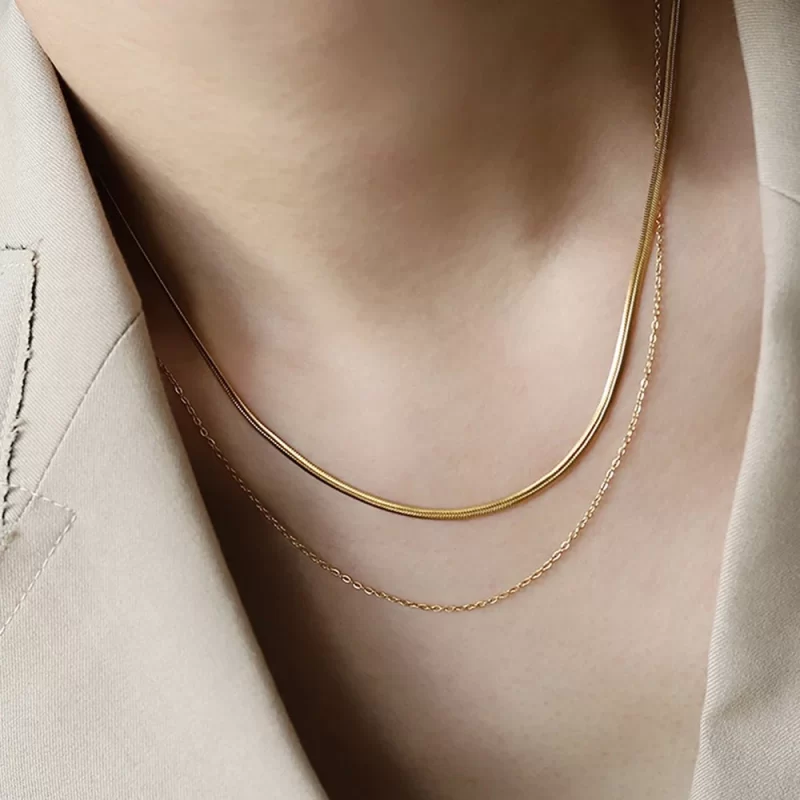 stack necklaces