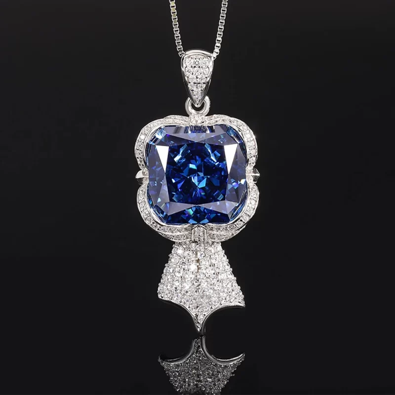 sapphire and diamond necklaces