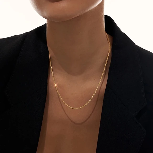 dainty gold necklaces