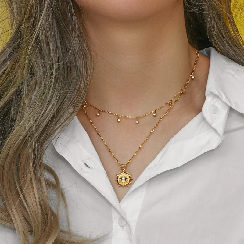 dainty gold necklaces