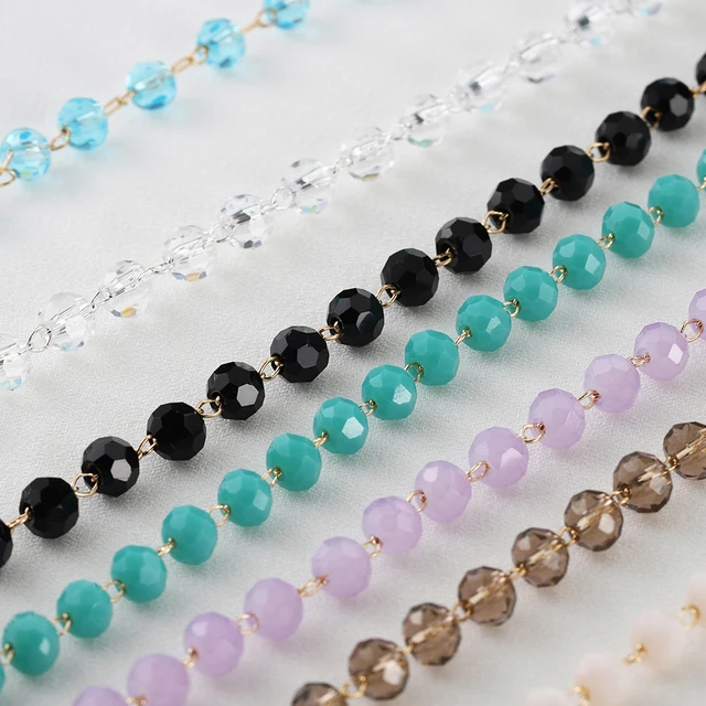 glass bead necklaces