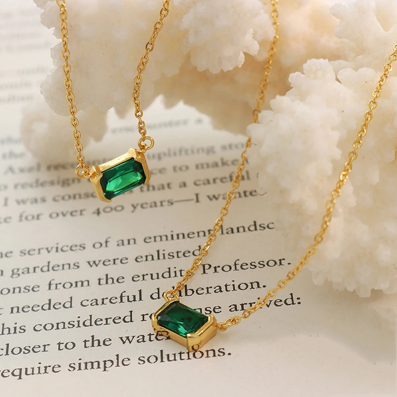 green necklaces