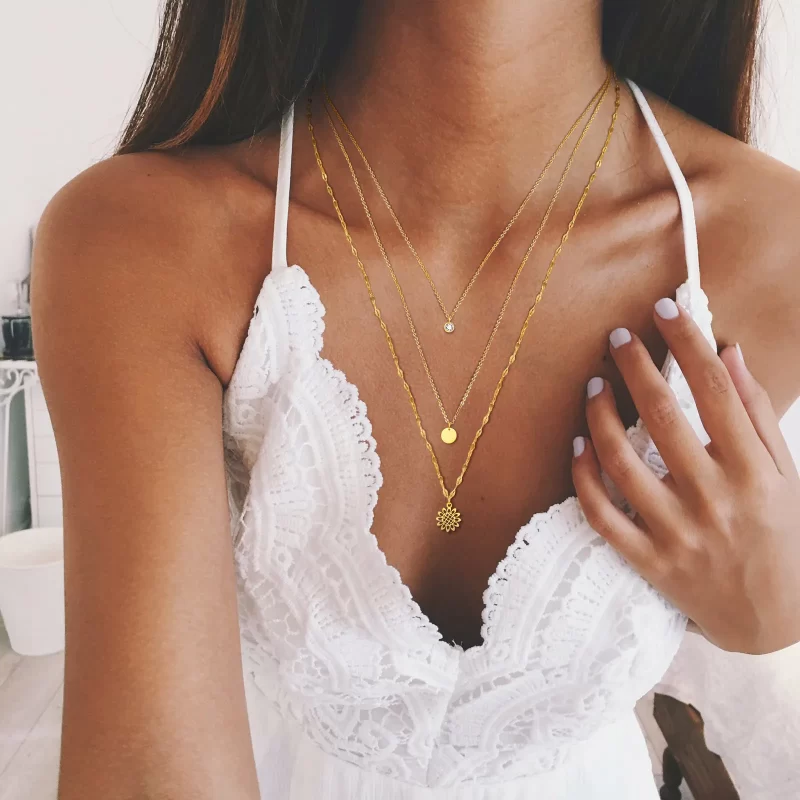 stack necklaces
