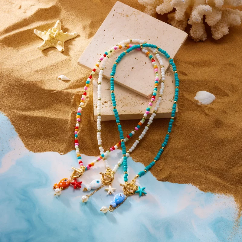 beachy necklaces