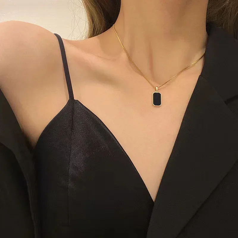 black necklaces