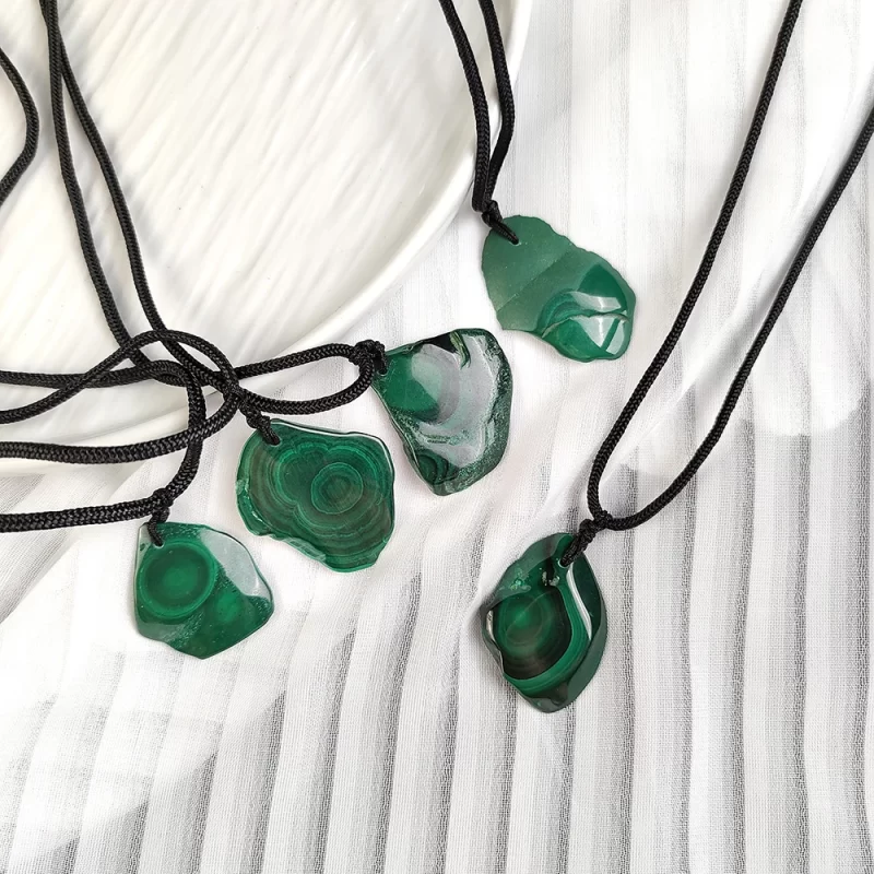 green necklaces