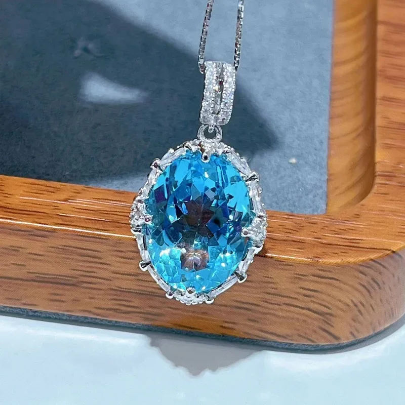 blue topaz necklaces