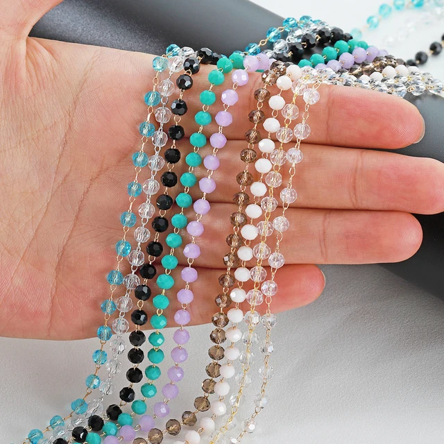 glass bead necklaces
