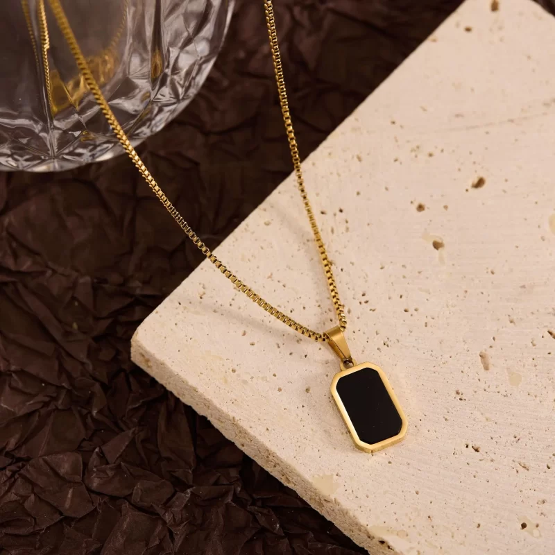 black necklaces