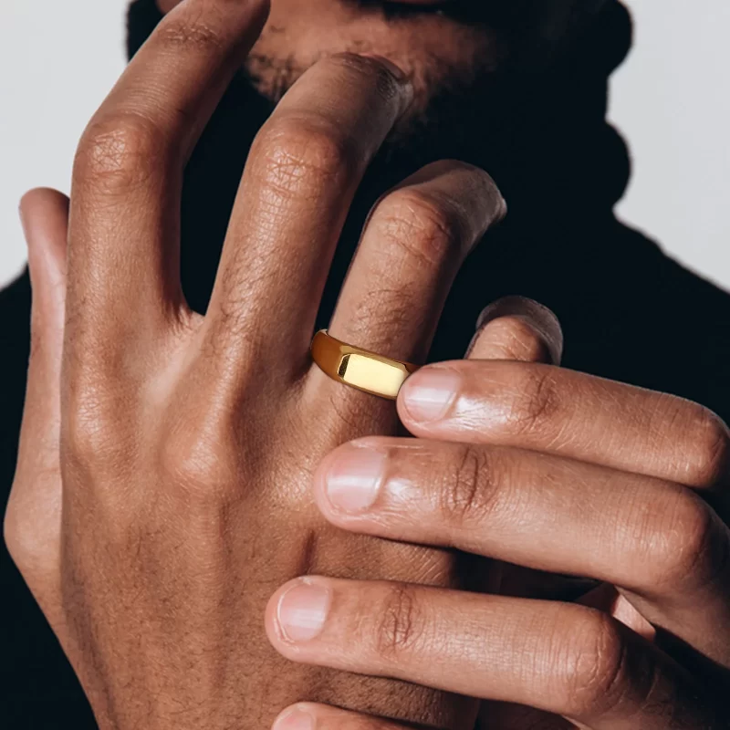 how to wear rings men