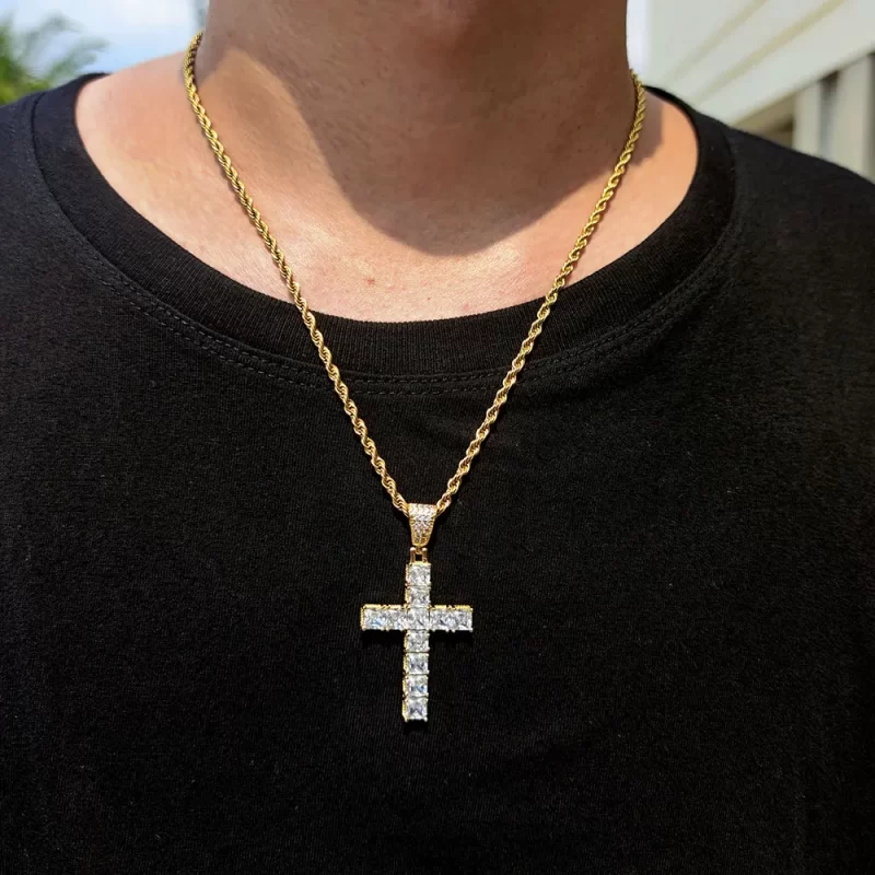 diamond cross necklaces