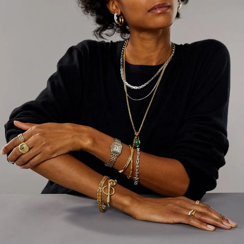 mixing gold and silver jewelry