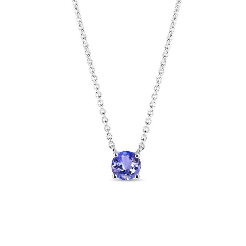 tanzanite necklaces