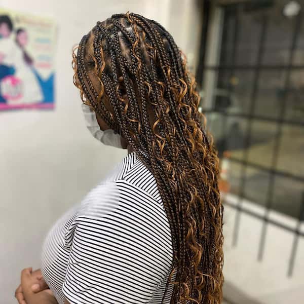 boho knotless braids