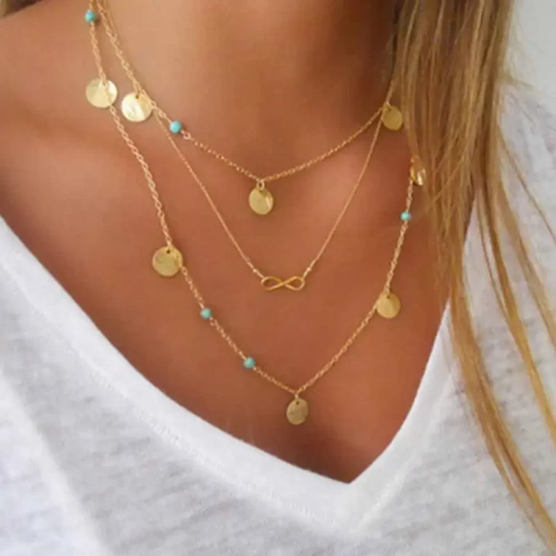 multiple necklaces