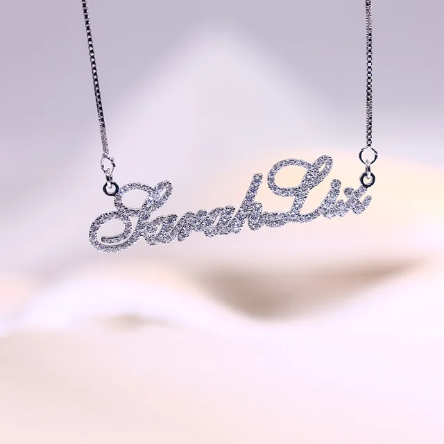 925 sterling silver name necklaces