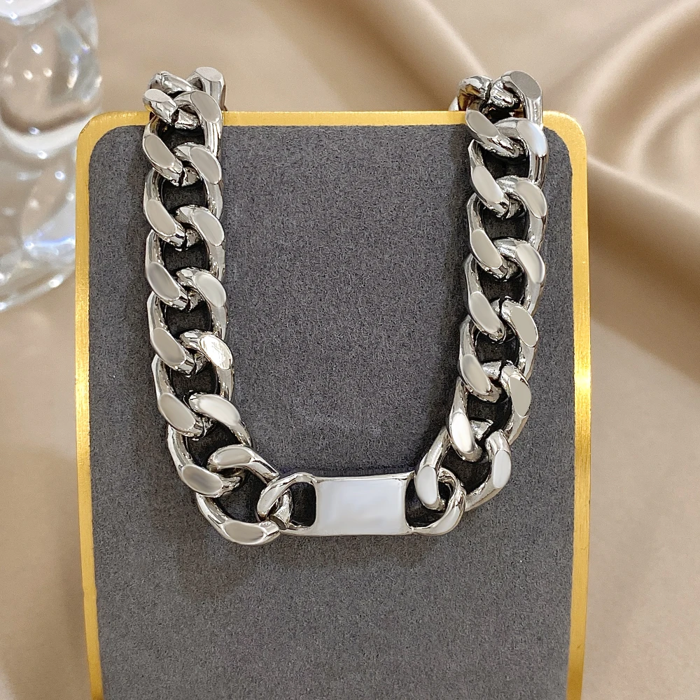 chunky silver jewelry