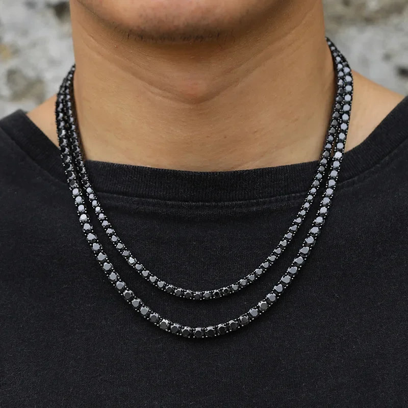 black diamond necklaces