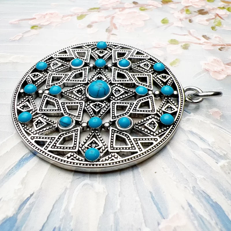 blue stone necklaces