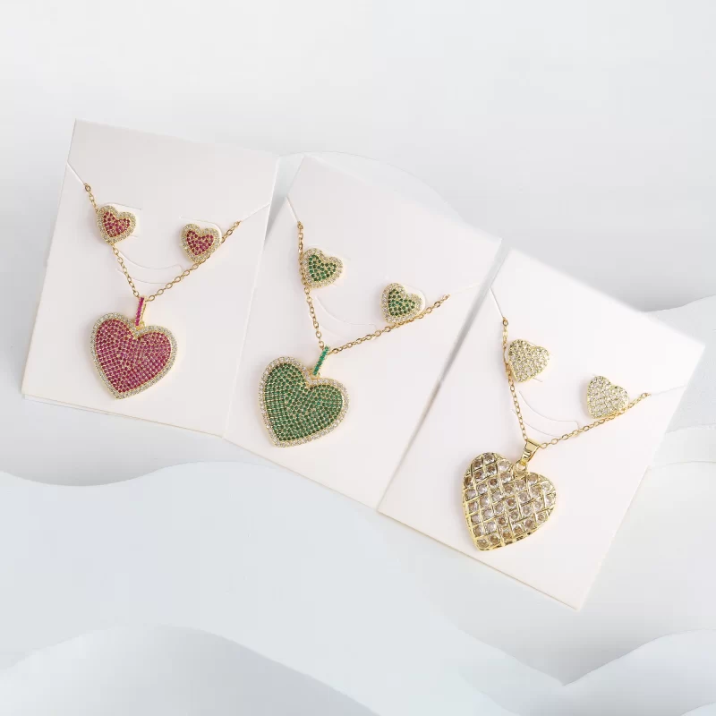 diamond heart necklaces
