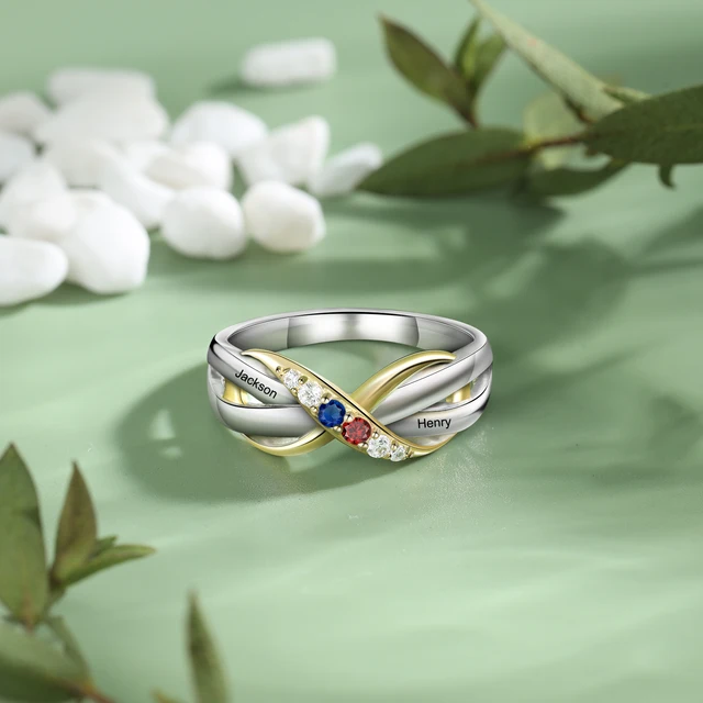 birthstone rings for mom