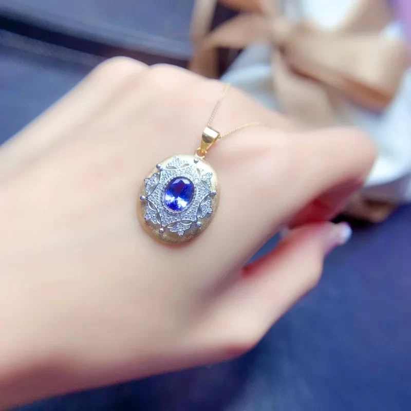 tanzanite necklaces