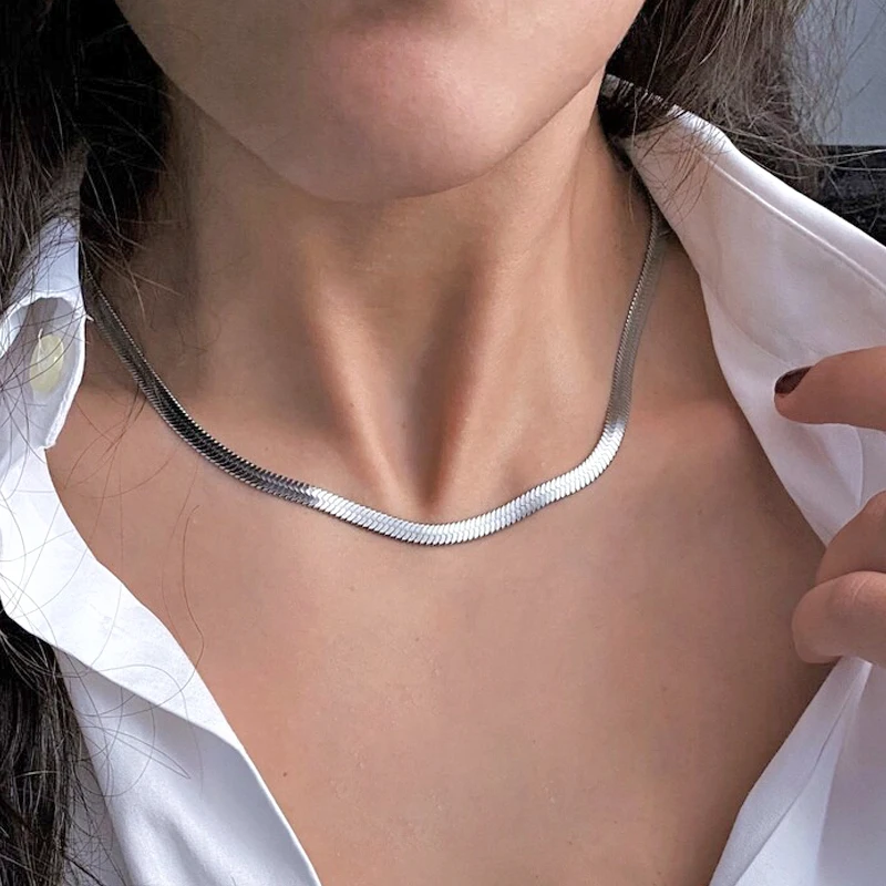 herringbone necklaces
