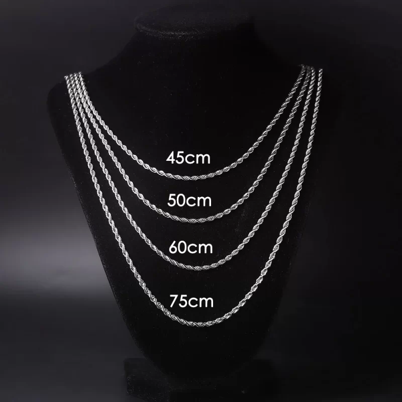 how are necklaces measured