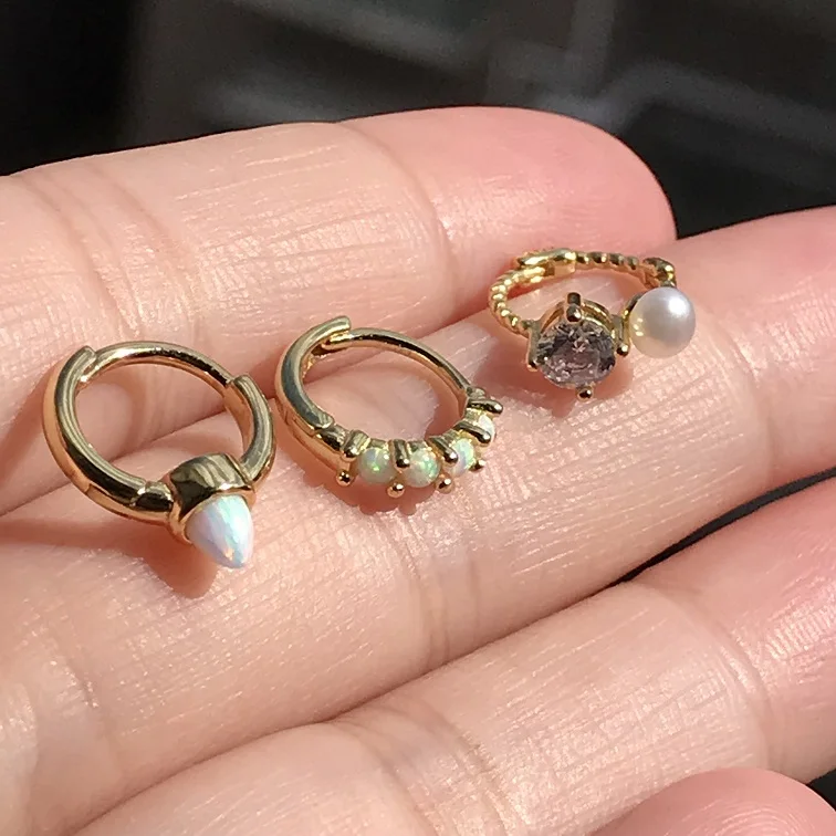 white gold body jewelry