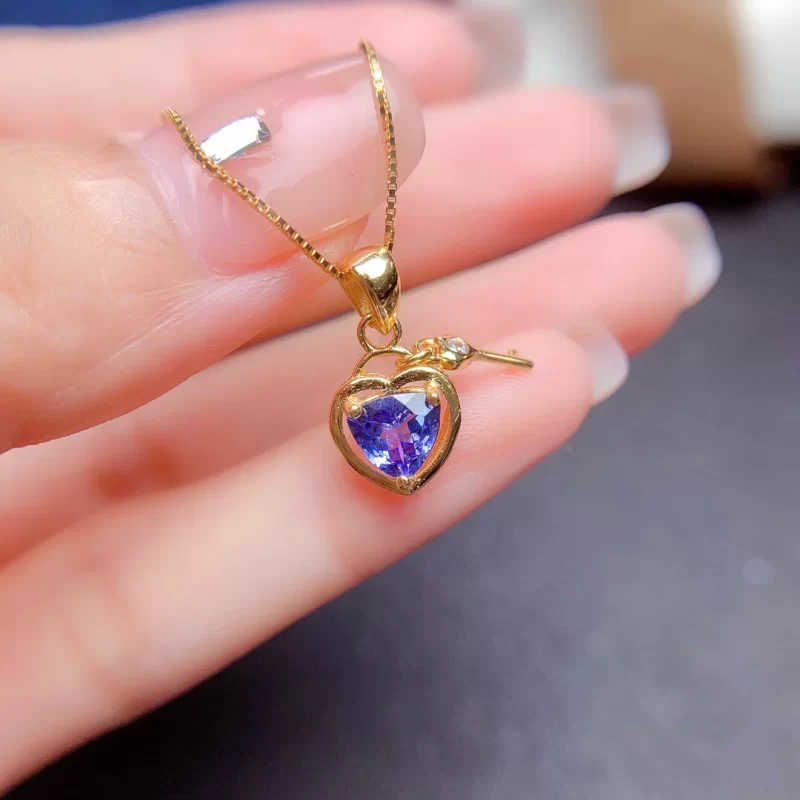 tanzanite necklaces
