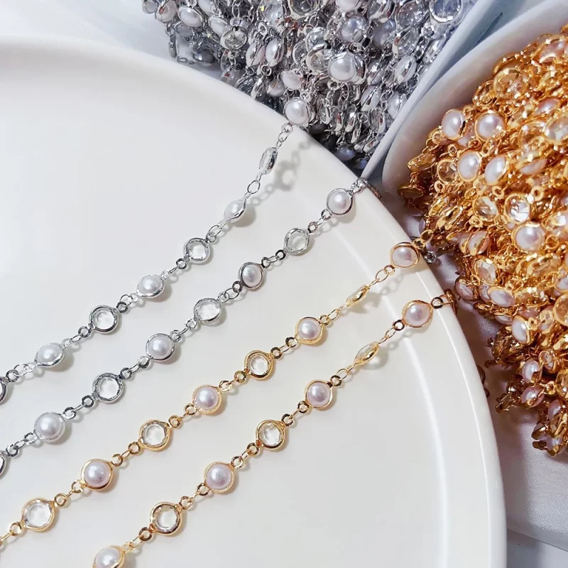 crystal pearl necklaces