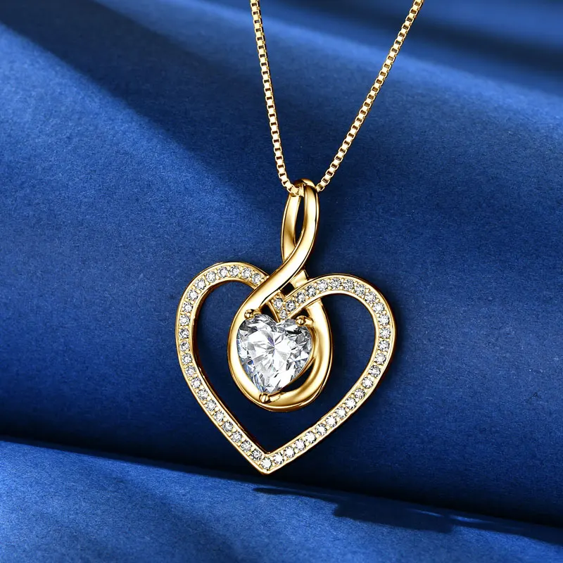diamond heart necklaces