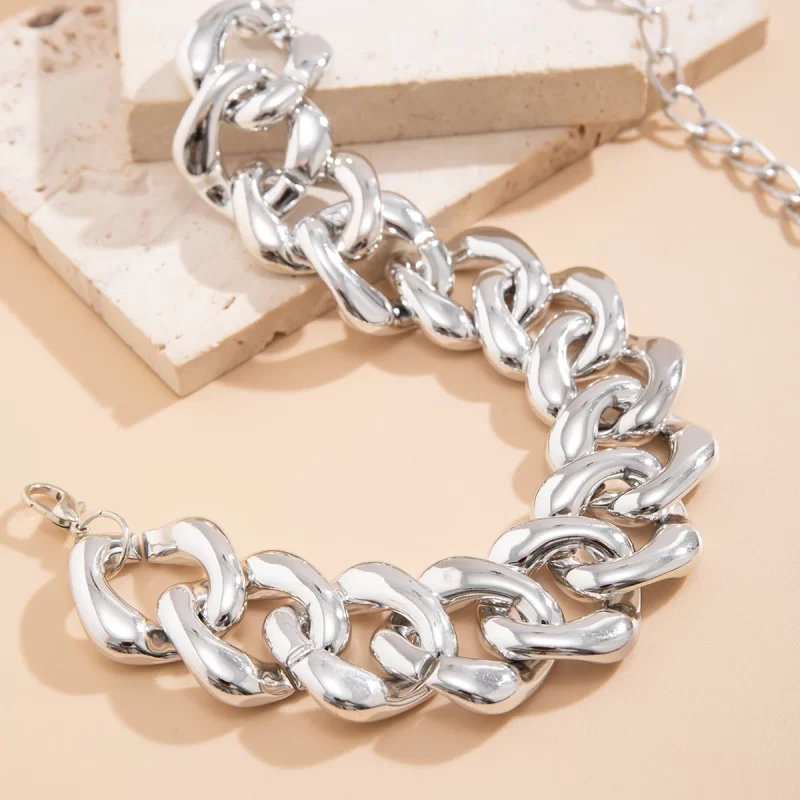 chunky silver jewelry