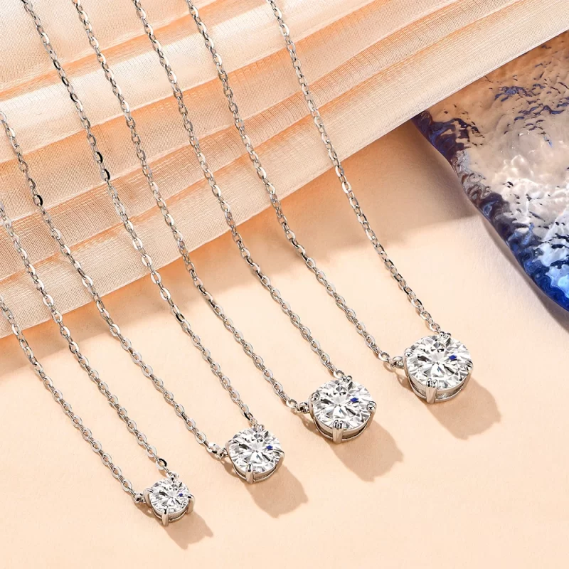 moissanite necklaces